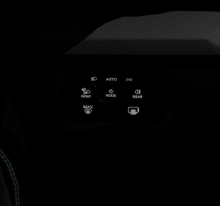 Panel świateł w kabinie CUPRA Formentor